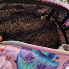 Load image into Gallery viewer, Lilac bugs large toiletry bag