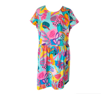 Load image into Gallery viewer, Easy dress: Aqua Carnival Size 12