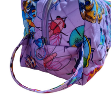 Load image into Gallery viewer, Lilac bugs large toiletry bag