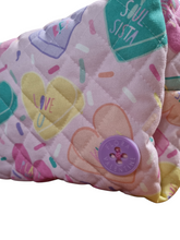 Load image into Gallery viewer, Cute hearts large toiletry bag