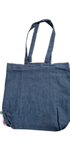 Load image into Gallery viewer, Aboriginal art/denim tote bag