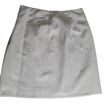 Load image into Gallery viewer, Cream and gold lurex high waisted skirts.