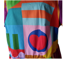 Load image into Gallery viewer, Block coloured easy dress Size 12- long skirt