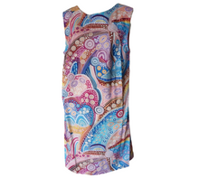 Load image into Gallery viewer, Pink aboriginal sleeveless shift dress