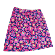 Load image into Gallery viewer, High waisted pink leopard canvas skirt