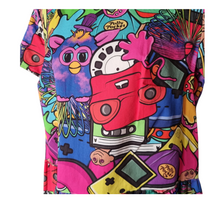 Load image into Gallery viewer, Easy dress: 90's print Size 10
