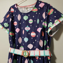 Load image into Gallery viewer, Christmas vintage bauble dress