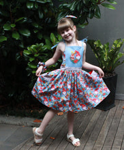 Load image into Gallery viewer, Santa gnome girls Christmas dress