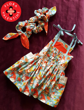 Load image into Gallery viewer, Santa gnome girls Christmas dress