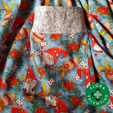 Load image into Gallery viewer, Santa gnome girls Christmas dress