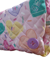 Load image into Gallery viewer, Cute hearts large toiletry bag
