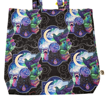 Load image into Gallery viewer, Witchy crow tote bag
