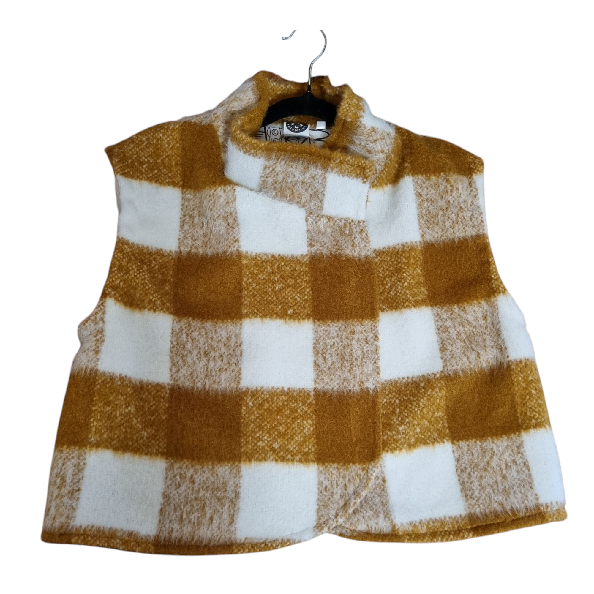 Sleeveless Jacket with collar