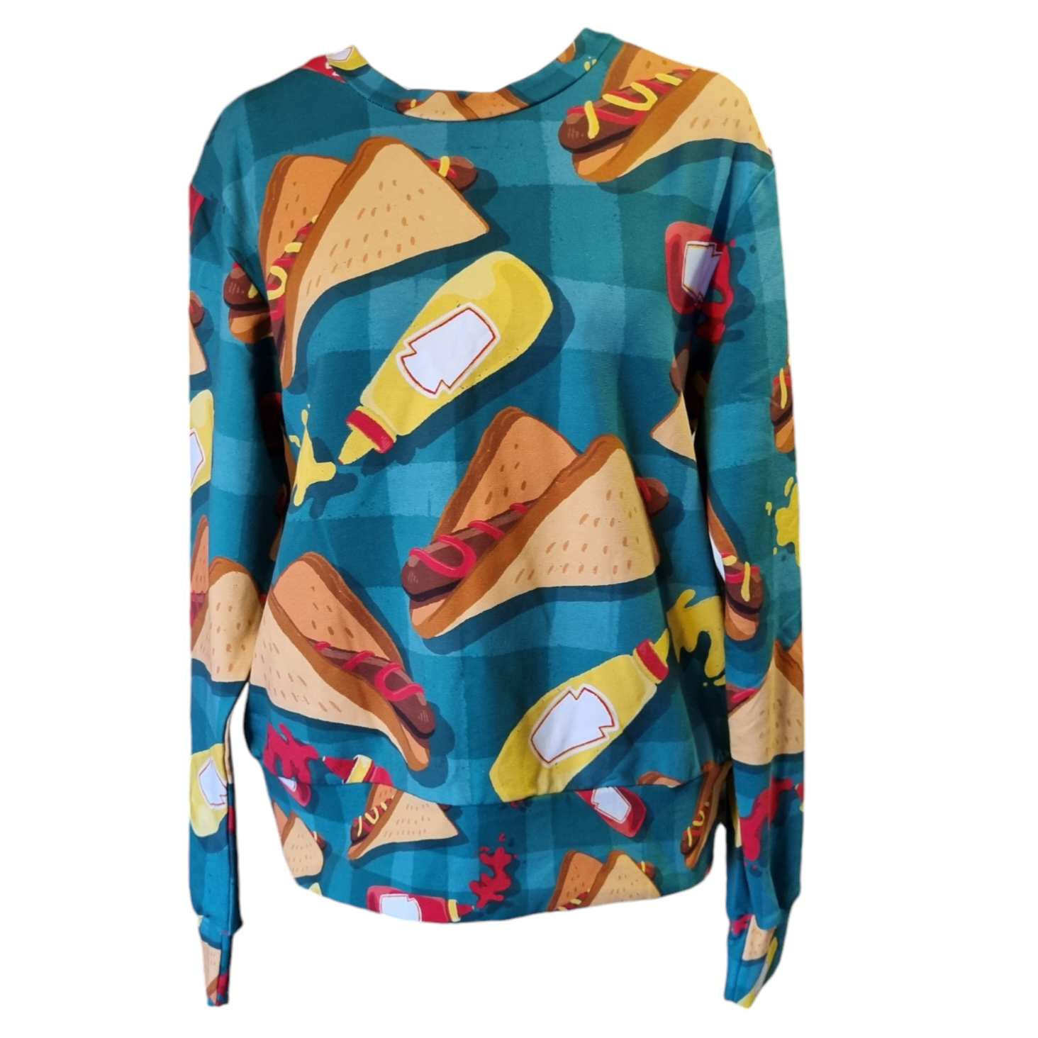 Sausage sizzle crew neck jumper